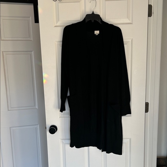 a new day Sweaters - Black Long Cardigan